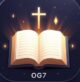 Ícone do app Ouvindo Gospel 7 - Bíblia e cruz dourada